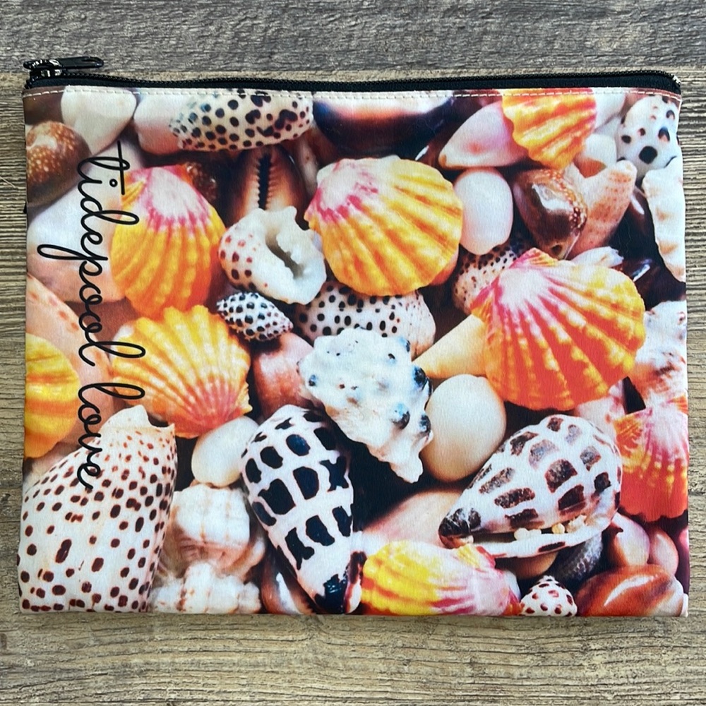 Tidepool Love zipper pouch